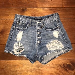Vigoss Denim Ripped Shorts